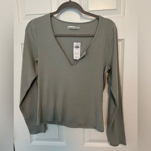 Abercrombie cotton blouse size large